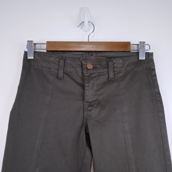 J Brand West Point Green Zipper Skinny Jeans Stretch Pants Size 26 - Picture 3 of 13
